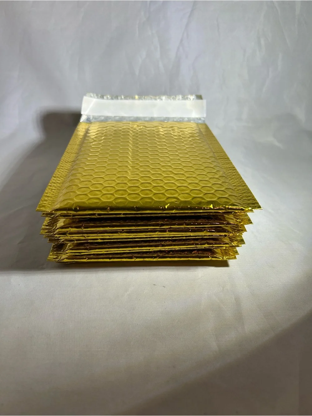 20 Gold Metallic Bubble Mailer Envelopes - Shiny Pack (10 4x8) (10 8.5x12)